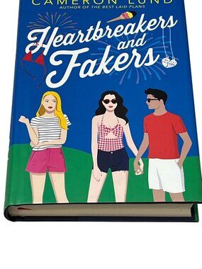 Heartbreakers and Fakers Cameron Lund YA Romance Comedy Book New Hardcover